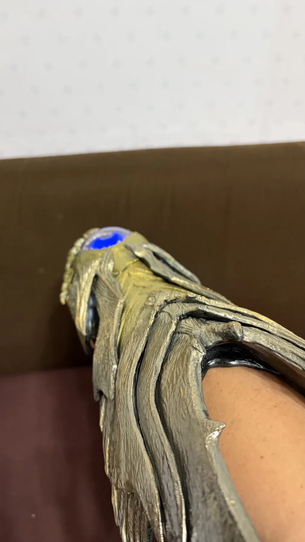實際穿戴｜前方視角，鬼之籠手實拍